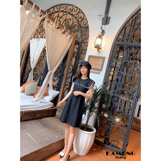 ĐẦM CỔ THUỶ THỦ VIỀN REN.