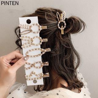 Kẹp tóc phối ngọc trai giả thời trang Hàn Quốc cho nữ xinh xắn