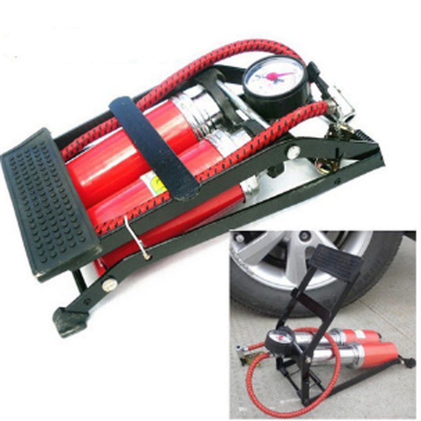 Bơm Hơi 2 bình cho ô tô, xe máy