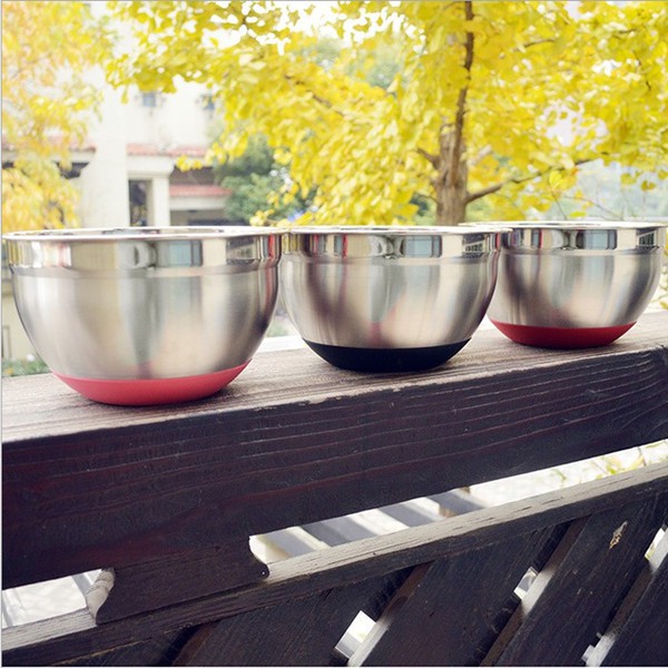 Tô trộn bột inox đế silicon