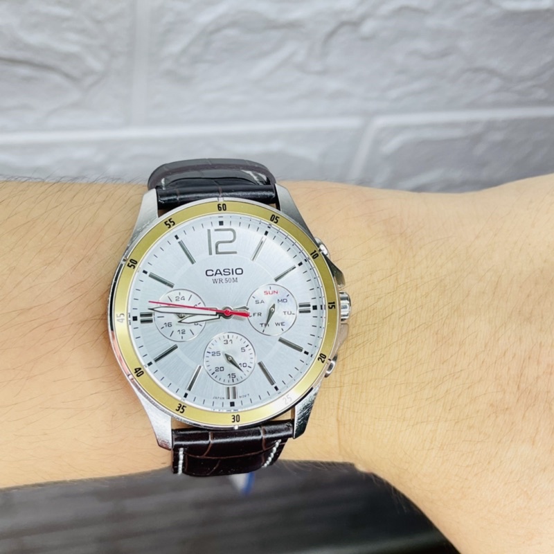 Đồng hồ nam casio Mtp-1374l-7a fullbox chính hãng