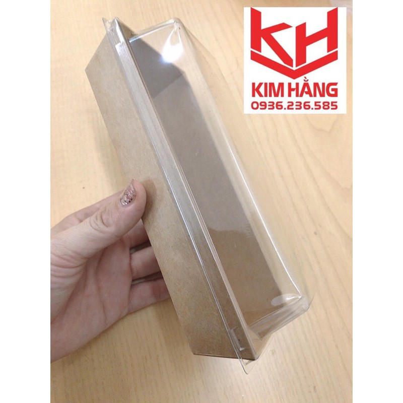 100 Hộp giấy Kraft E1985 đựng bánh bông lan