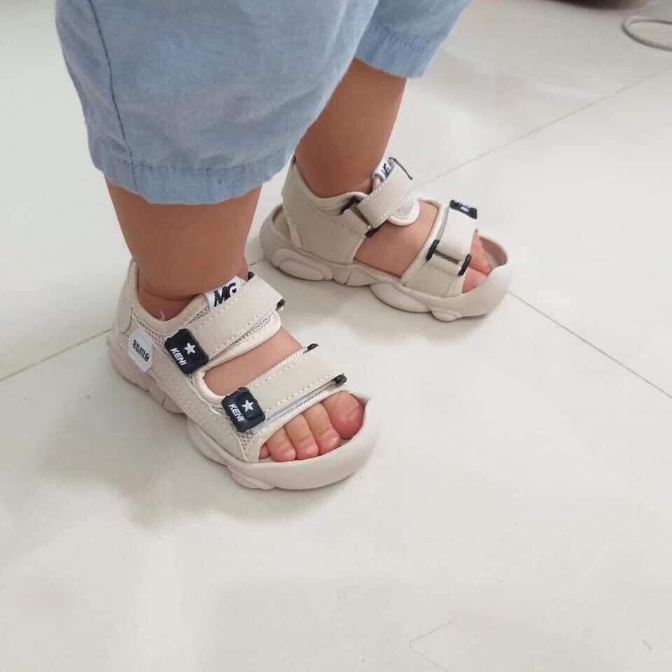 Dép sandal cho bé ❤️FREESHIP 50K❤️Dép cho bé tập đi có mũi cao chống vấp đế cao su siêu mềm cho bé từ 1-3 tuổi mẫu BOMA