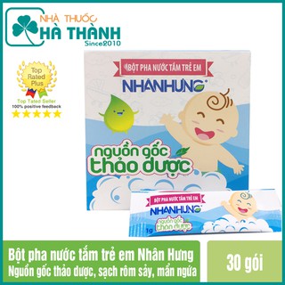 Bột tắm Nhân Hưng - Hộp 30 gói [CHÍNH HÃNG]