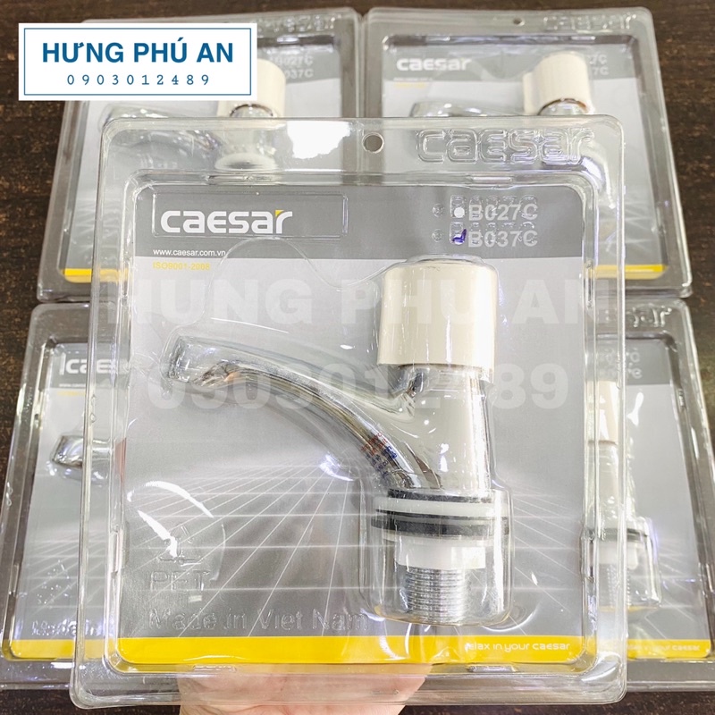 Vòi Lavabo nước lạnh CAESAR B037C - chính hãng