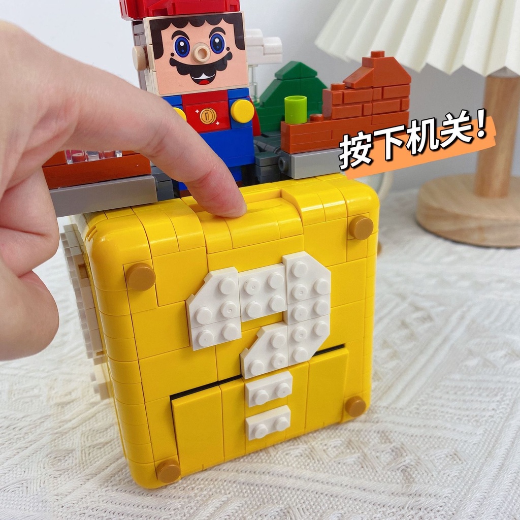 Đồ Chơi Lắp Ráp Xếp Hình Mô Hình Hộp Bí Ẩn Cùng Super Mario Model LW8887 Với 788 Chi Tiết