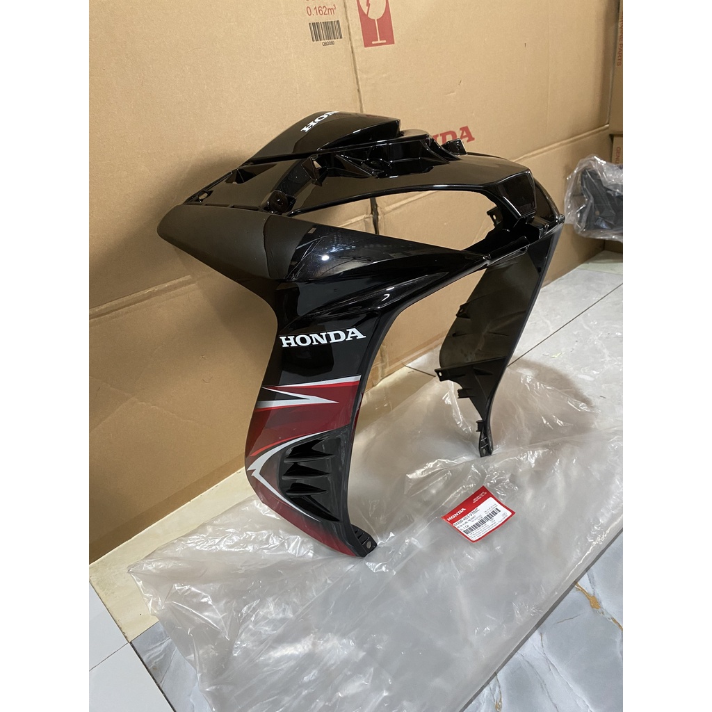 Bộ ốp trước HONDA WAVE RSX110 năm 2010 màu Đen đỏ. *R340C* 64200K03V70ZC