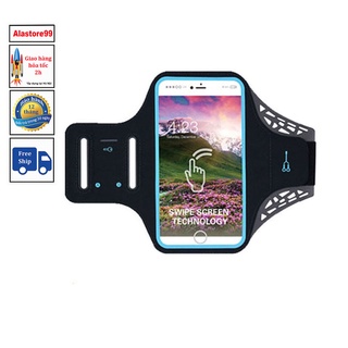 Bao Đeo Tay Điện Thoại Chạy Bộ Thể Dục Siêu Mỏng Nhẹ Vừa Điện Thoại Màn Hình 6.5 Inch