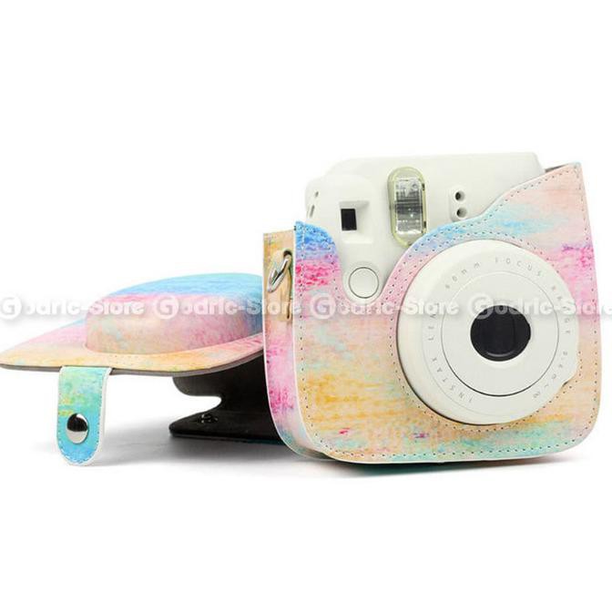 Túi Da Đựng Máy Ảnh Fujifilm Polaroid Instax Mini 8 & 9