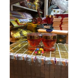 Đôi cốc nến to vừa loại t03 lễ chùa - vàng mã kim thu