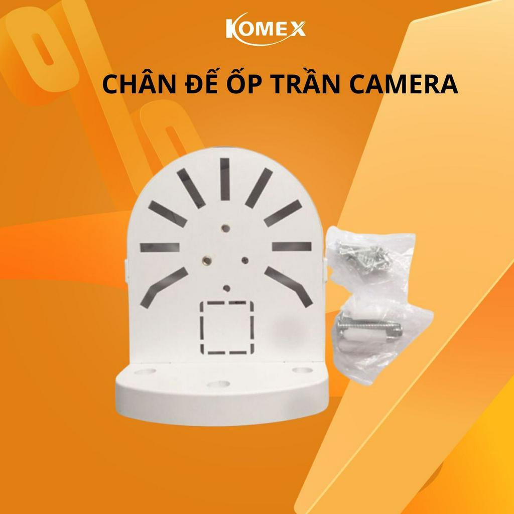 Chân Đế Ốp Trần Chuyên Dụng Cho Camera + Tặng Kèm Ốc Vít+ treo trần bắt tường+ dấu dây điện