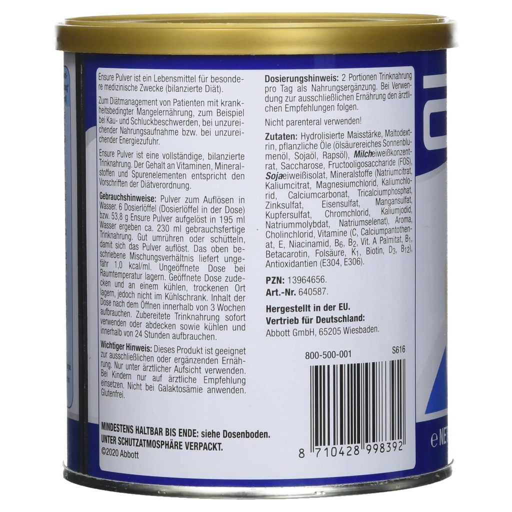 Sữa Ensure 400g, nhập Đức