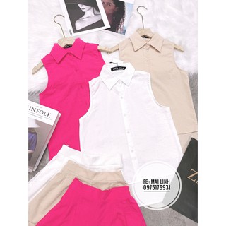 ❤SET ĐỒ❤ Set đồ dạo phố áo sát nách phối quần cộc