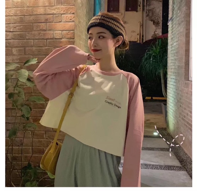 Áo crop top len final druf