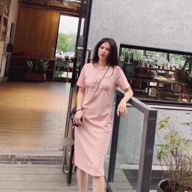 Váy suông JJ túi eo dáng dài chất đẹp