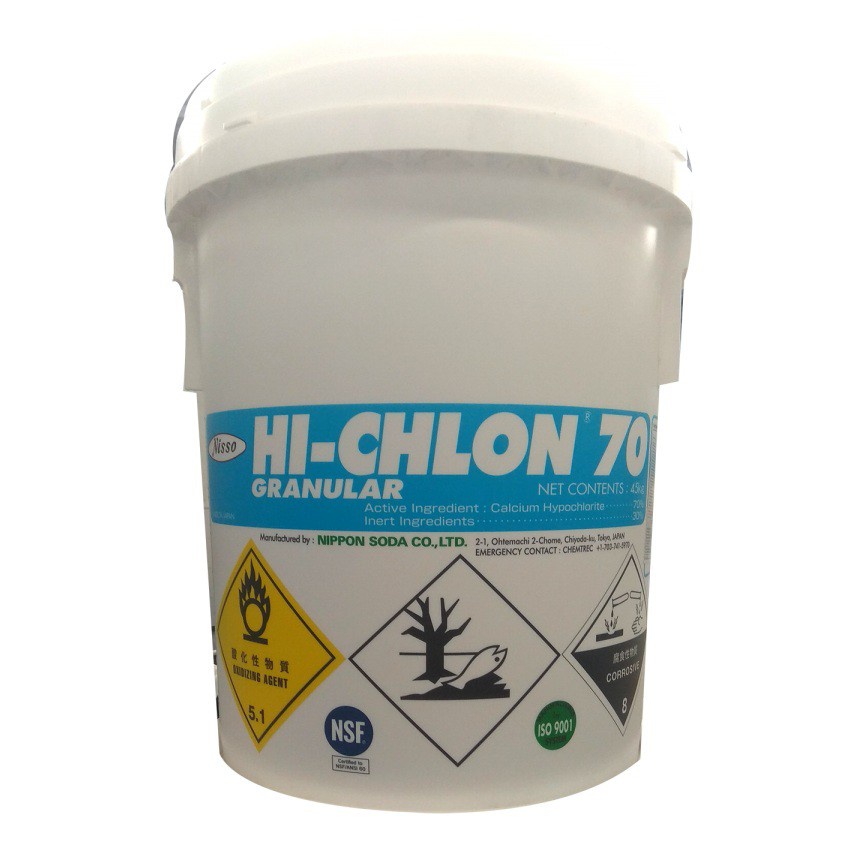 CLORIN 70% Bột NIPPON - Hóa chất xử lý nước hồ bơi