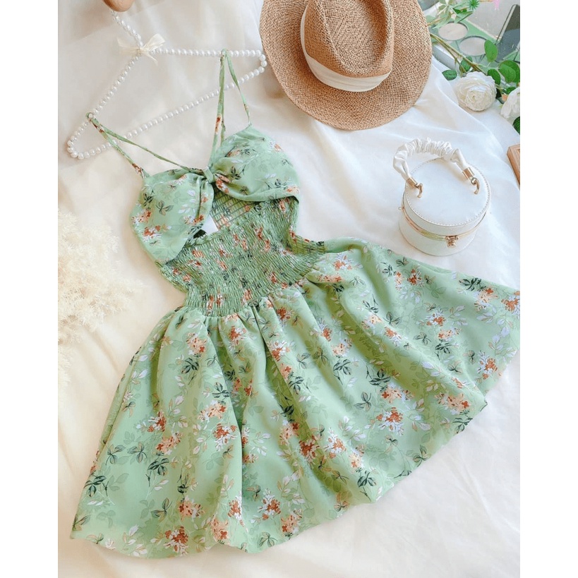 [ MẪU MỚI- GIÁ ƯU ĐÃI ]  ĐẦM VOAN TIỂU THƯ CHẠY SMOCKING/ HOẠ TIẾT HOA, DỄ THƯƠNG, NỰ TÍNH, PHÙ HỢP CÁC DỊP ĐI CHƠI UP