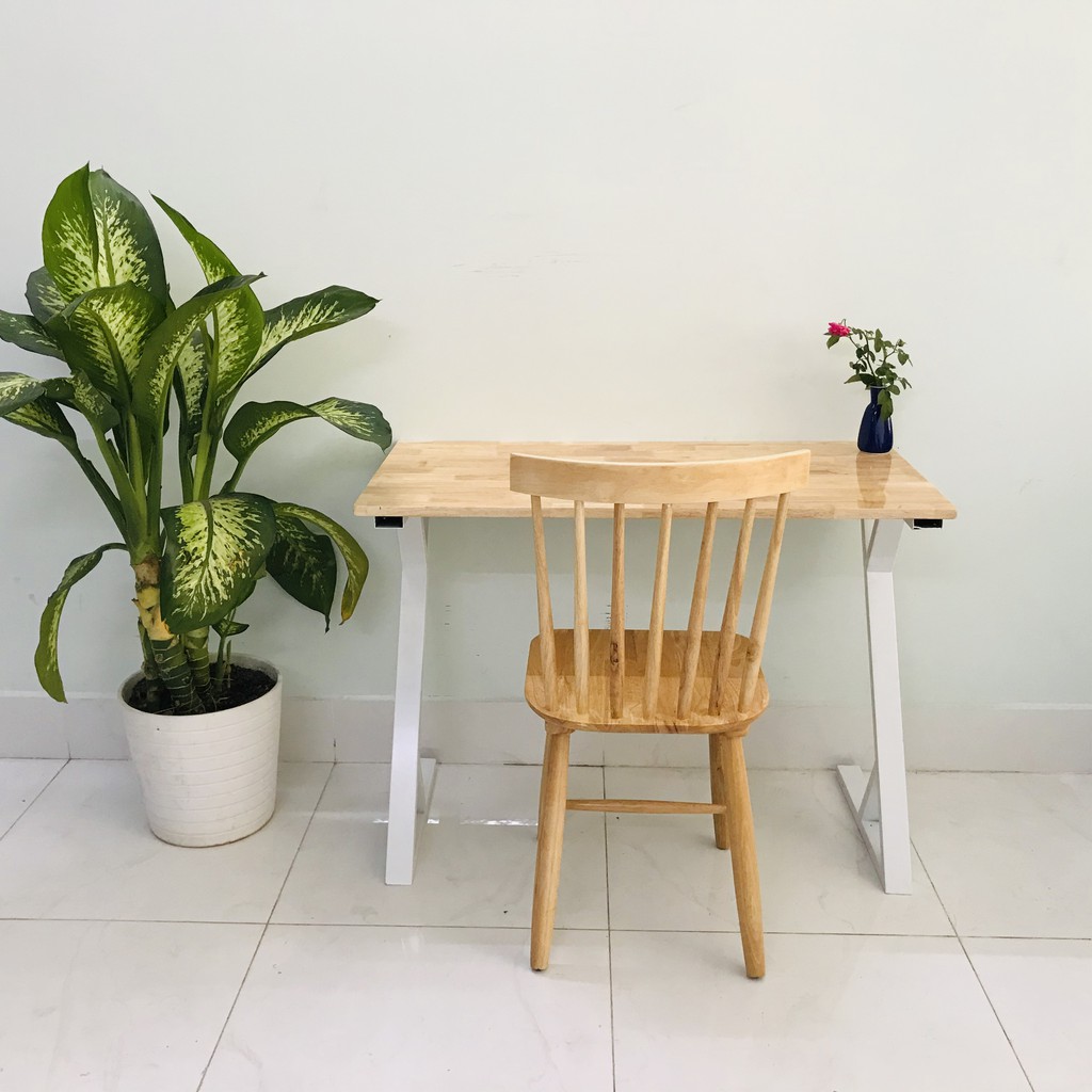 Bàn làm việc HIỆN ĐẠI U, K, X, Z KÍCH THƯỚC 50X100X75CM MẶT GỖ CAO SU | BigBuy360 - bigbuy360.vn