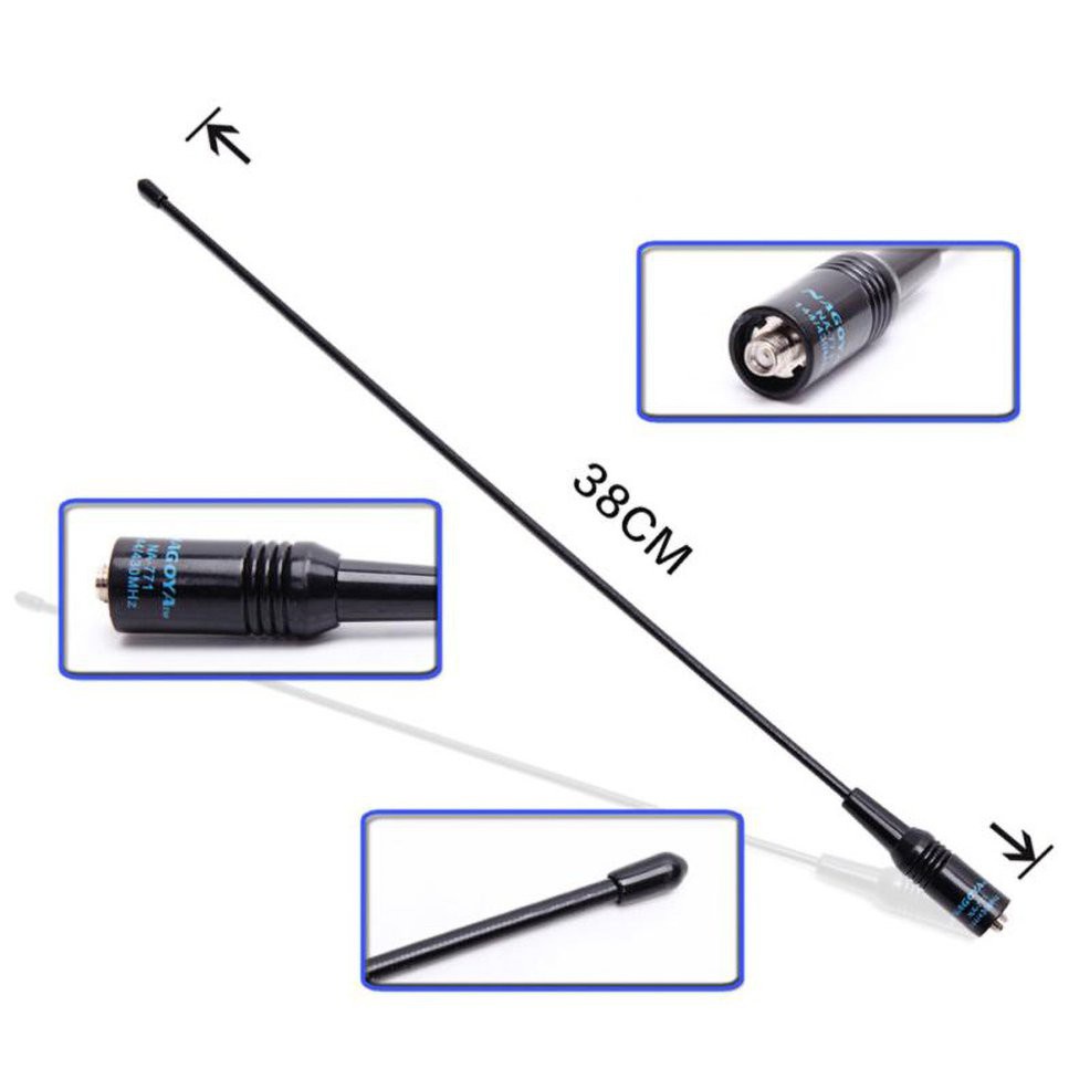 Dual Band Walkie Talkie Baofeng Antenna VHF/UHF SMA-Femmina For la Radio