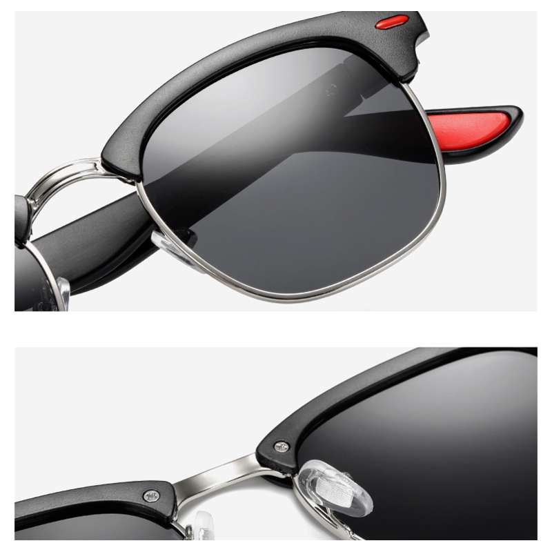 Mắt kính thời trang gọng hình vuông dành cho nam chạy xe ngoài trời