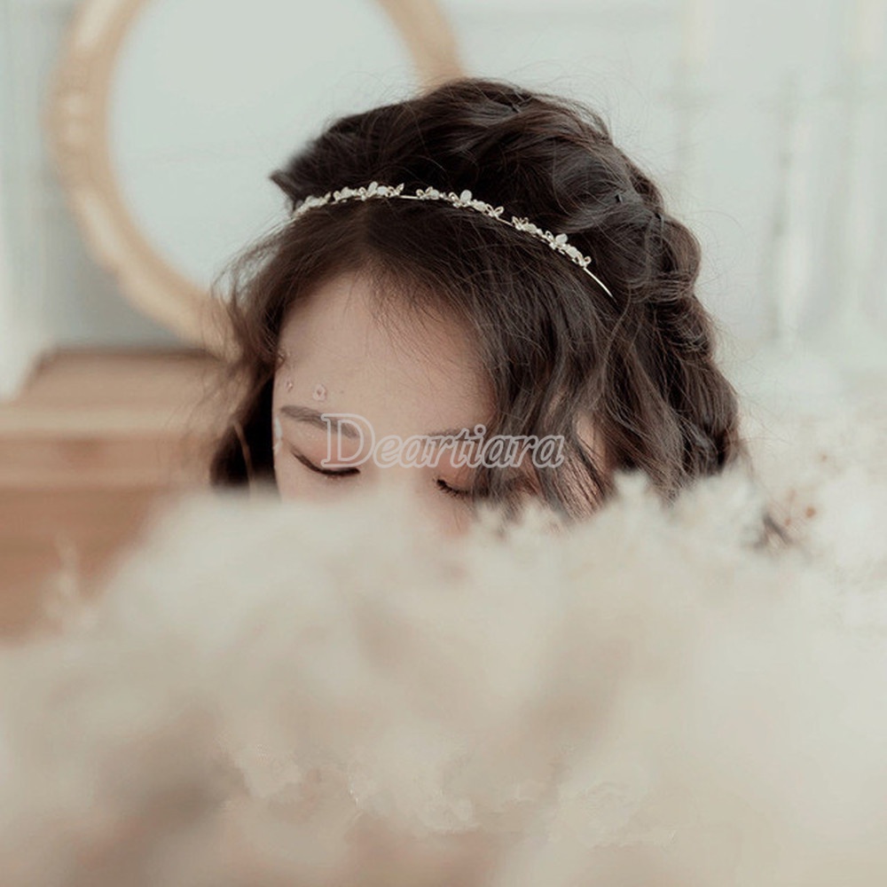 Cài tóc đính đá mắt mèo sang trọng thời trang