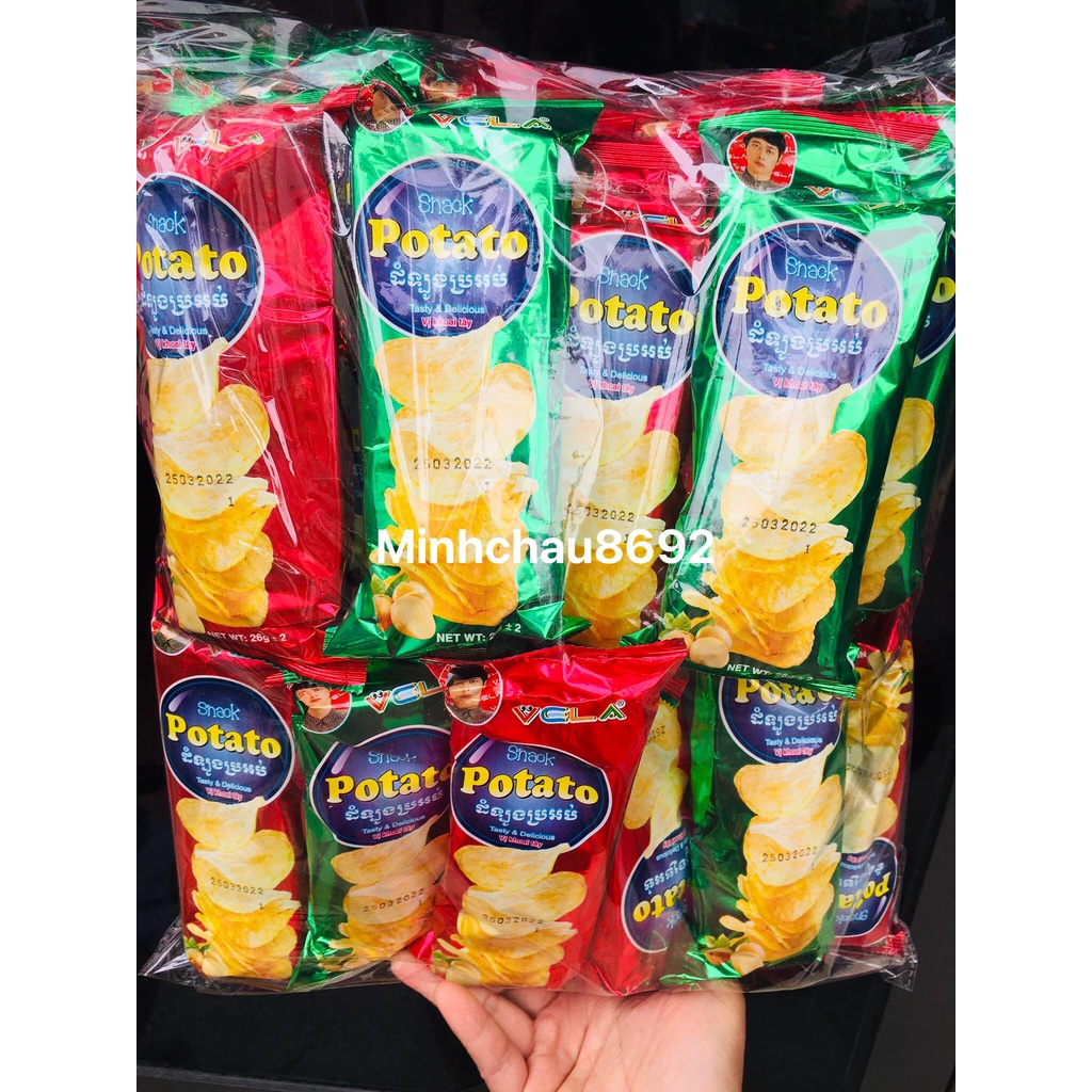 Bim khoai tây potato bịch 30 gói