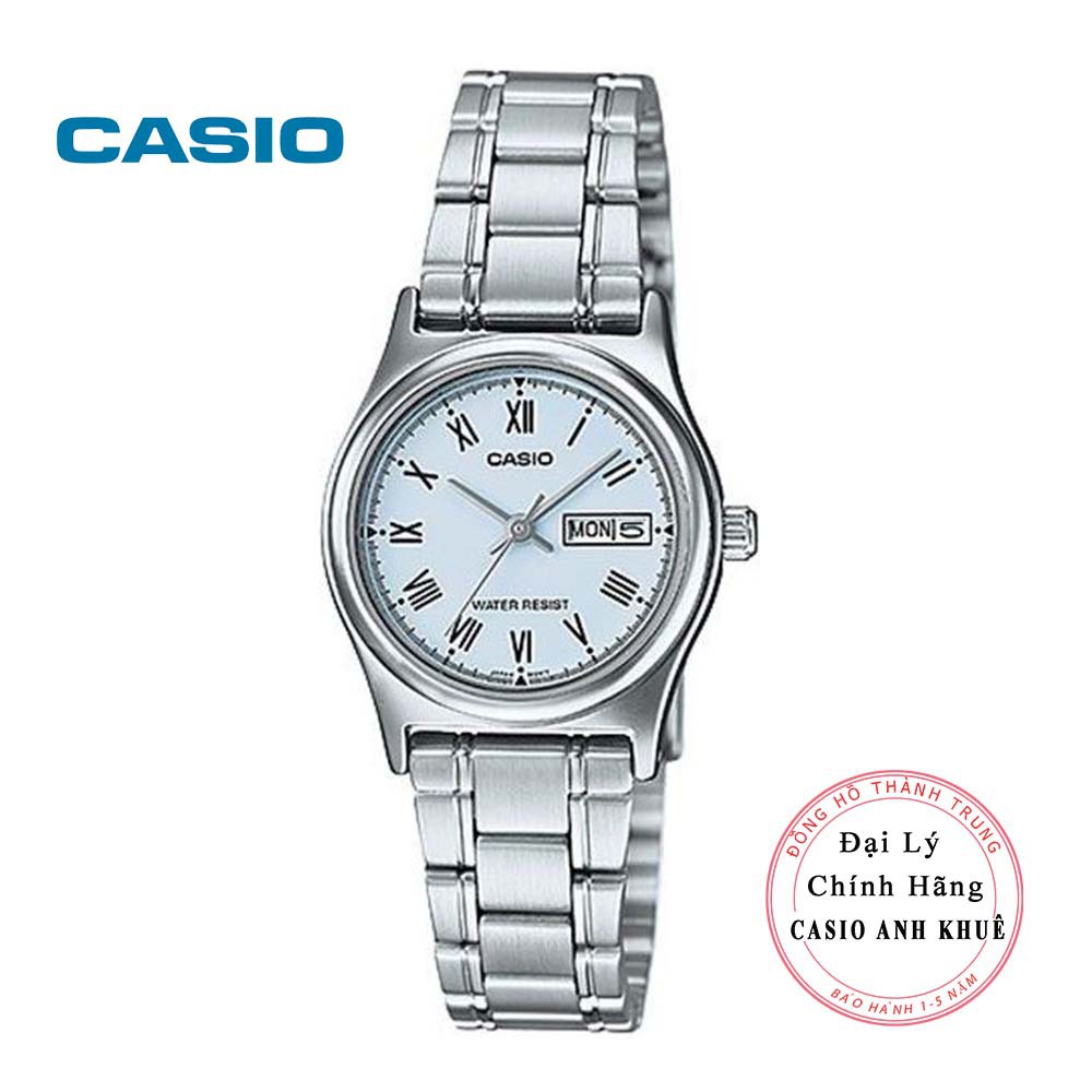 Đồng hồ nữ Casio LTP-V006D-2BUDF dây kim loại