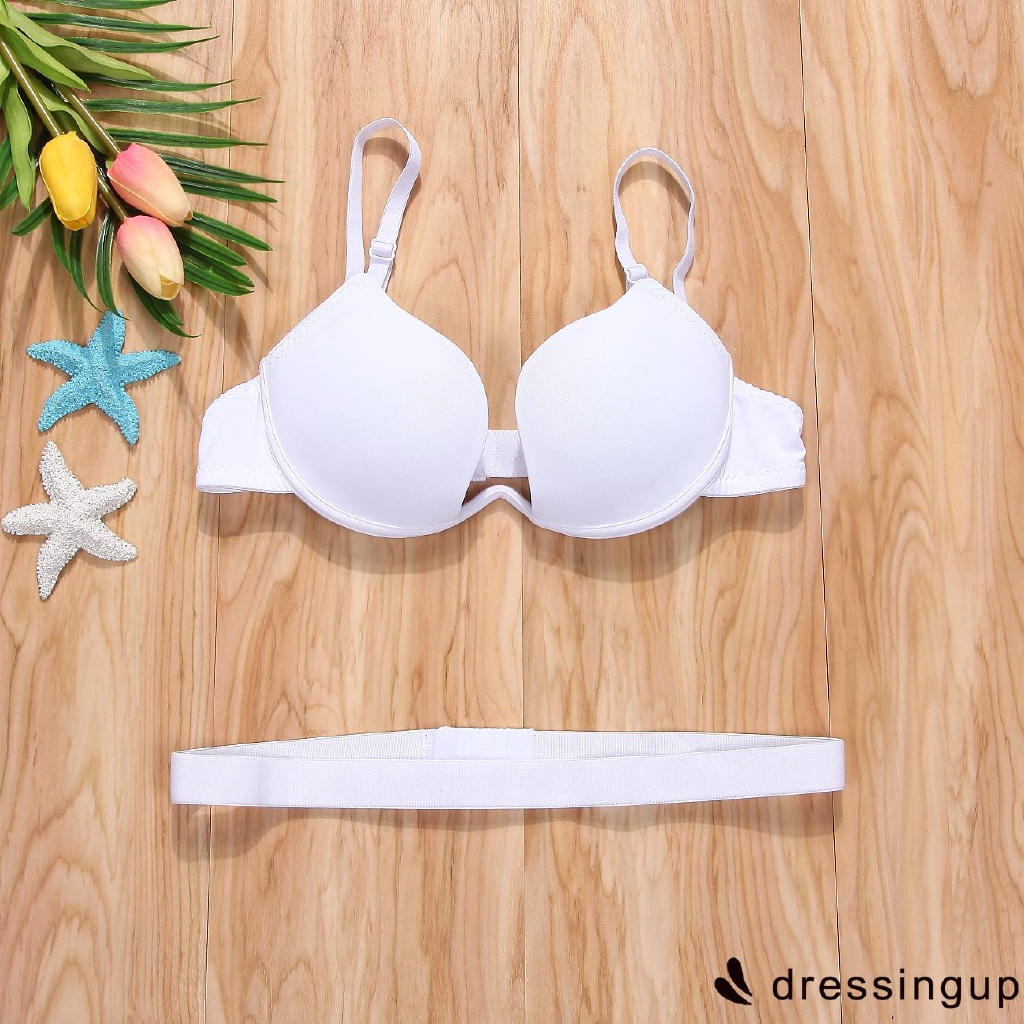 DRESSINGUP-Áo lót nâng ngực cổ V sâu gợi cảm cho nữ