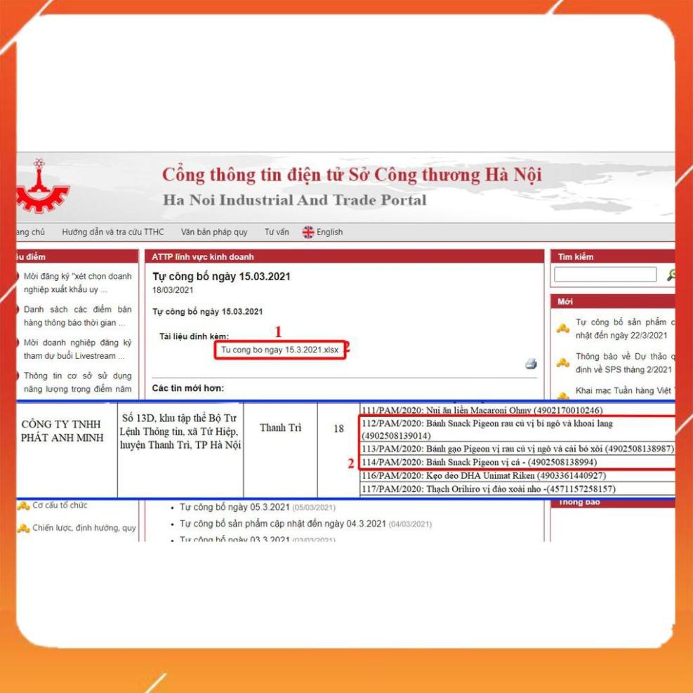 Bánh ăn dặm Pigeon Nhật Bản [FREE SHIP_CHUẨN NỘI ĐỊA]