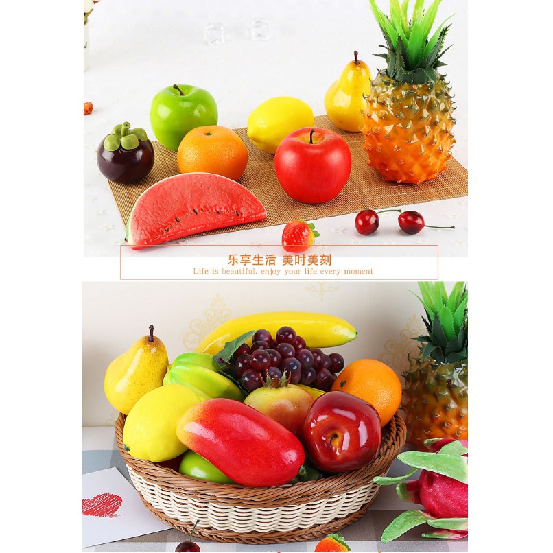 Mô hình quả trái cây cao cấp đẹp túi hoa quả đẹp