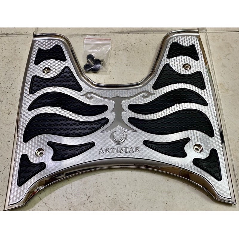 Thảm lót chân Xe Vision Đời 2021 Mới Carbon&amp; Xi Crom