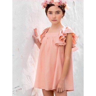Vải linen hồng đất