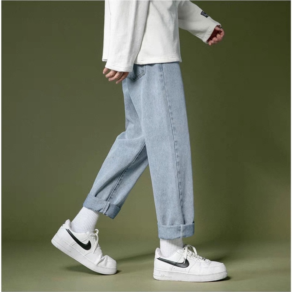 Quần baggy jean Kante chất jean mềm mịn dày dặn, quần jean dáng suông nam/nữ | BigBuy360 - bigbuy360.vn