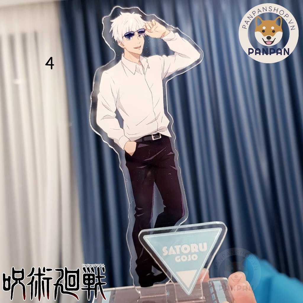 Mô Hình Standee acrylic Anime Jujutsu Kaisen Đồ Thường kèm bảng tên (15cm)