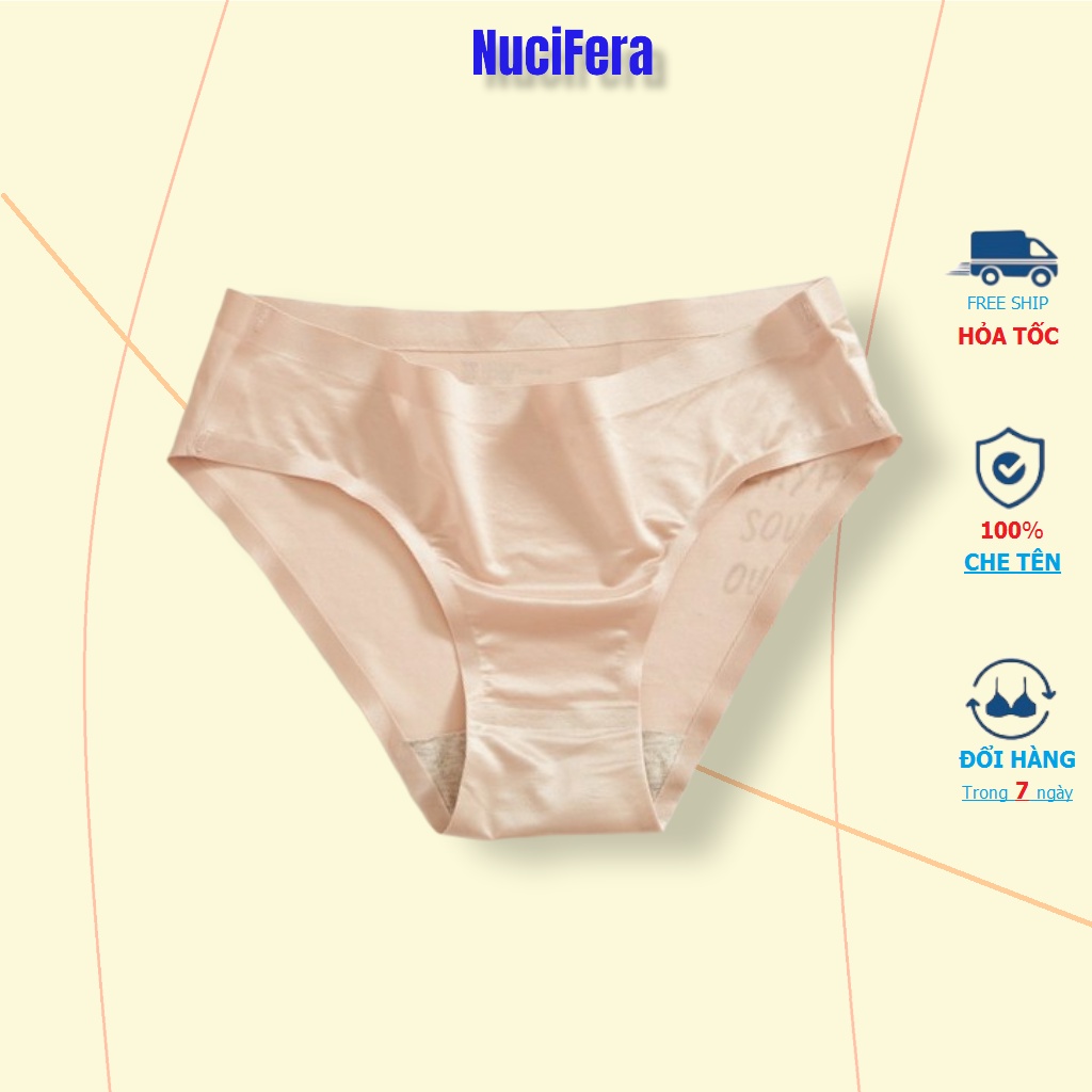 Quần lót nữ tàng hình băng lụa siêu mỏng không đường may NuciFera