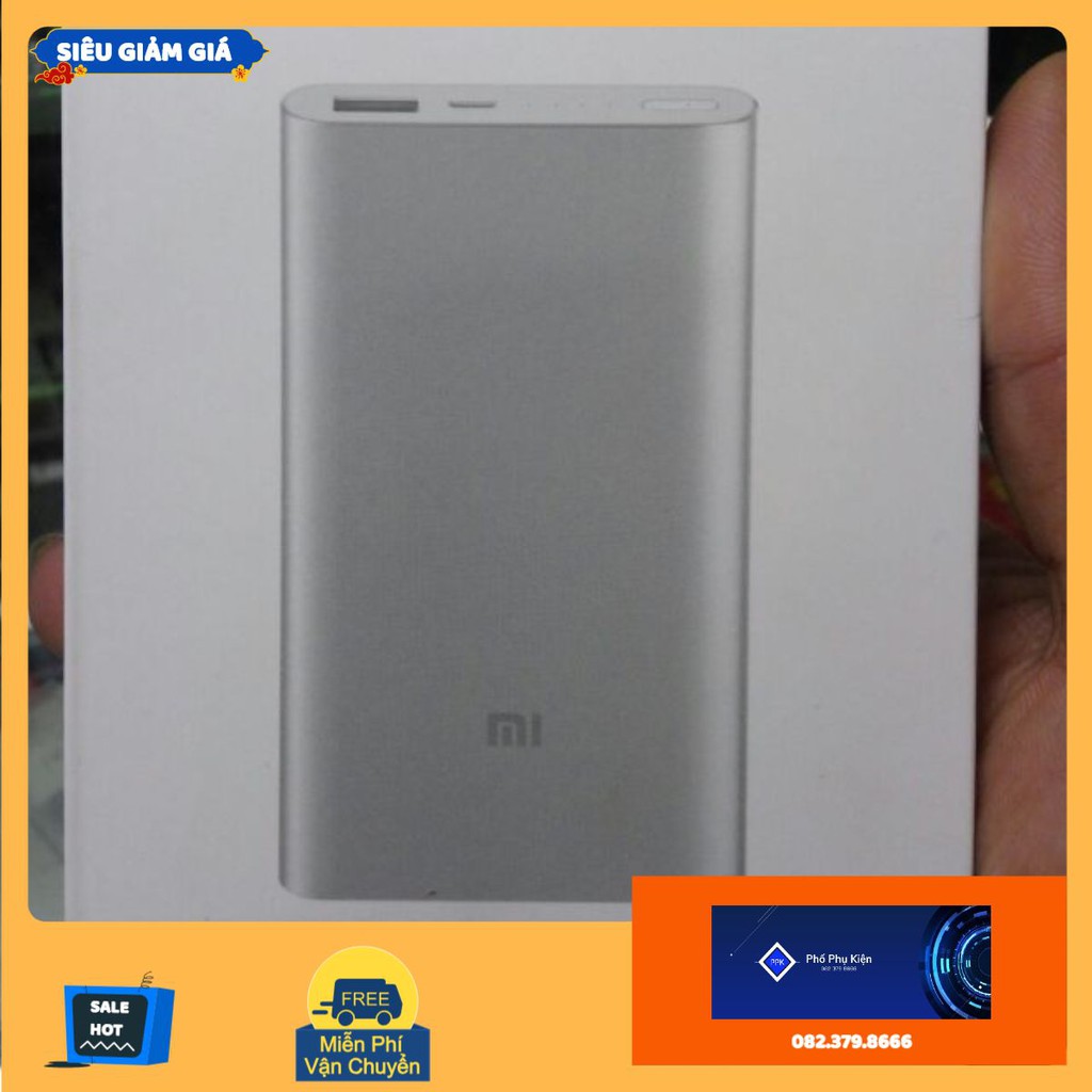 [Mã 154ELSALE2 giảm 7% đơn 300K] Sạc dự phòng Xiaomi 10000mah chính hãng bảo hành 2 tháng