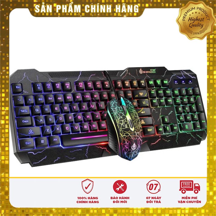 Bộ Bàn Phím Chuột D950-D620 SHIPADOO (Xả Kho) Bàn phím chuột chơi game cổng USB  siêu nhạy Tặng kèm bàn di Razer.BPCS2 | BigBuy360 - bigbuy360.vn