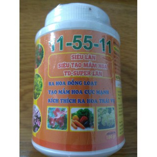 Phân bón lá siêu lân npk 11-55-11 - chai 100 gram