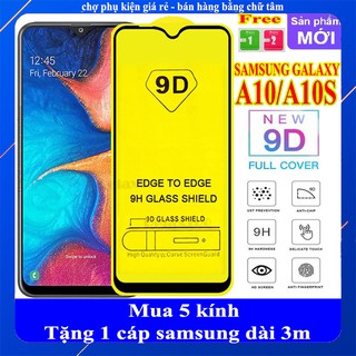 Samsung GalaXy A10/A10s_Kính Cường Lực 9d Full Màn Hình Giá Rẻ Vô Địch_Tặng Kèm Phụ Kiến Dán Màn Hình