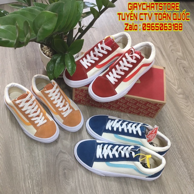 [FULL BOX]Giày Sneaker Vans Old Skool 3 Màu Siêu Hot