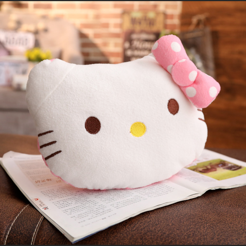 Gối Tựa Đầu Hình Hello Kitty Cho Xe Ô Tô