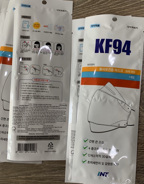 Khẩu trang KF94 (Hàn Quốc) | BigBuy360 - bigbuy360.vn