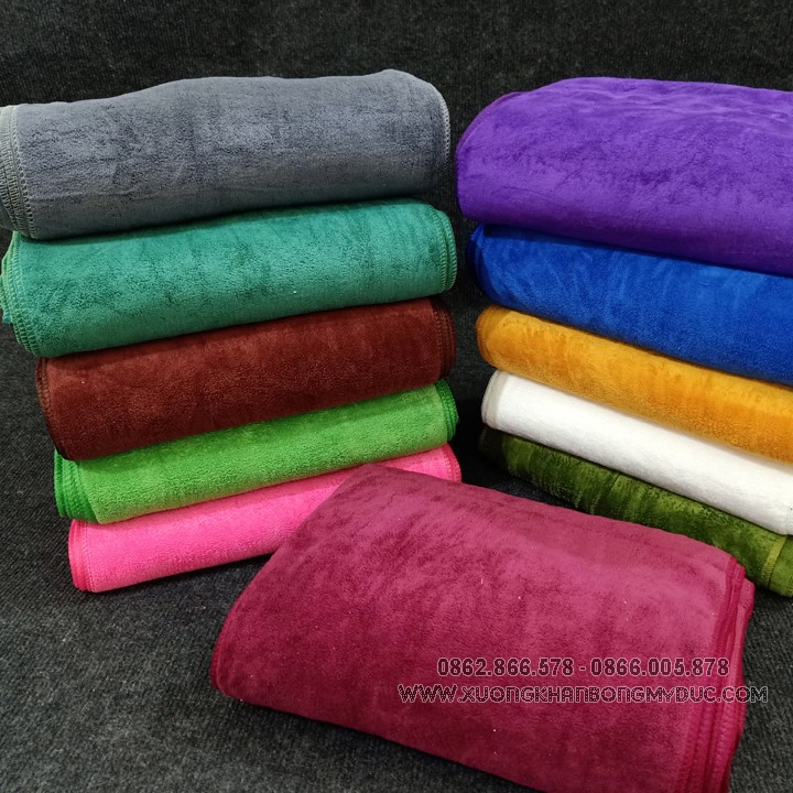 Khăn gội đầu loại DÀY 35*75cm , siêu thấm nước cho salon tóc và spa thẩm mỹ viện