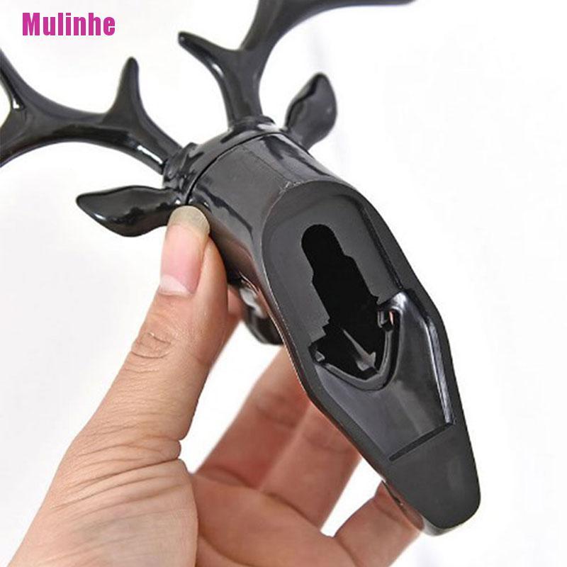 [Mulinhe] Giá Đỡ Móc Treo Chìa Khóa / Áo Khoác / Nón Hình Sừng Hươu Trang Trí Tường