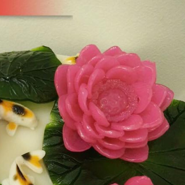 Khuôn rau câu silicon 4D Hoa sen đại Mã SG1204