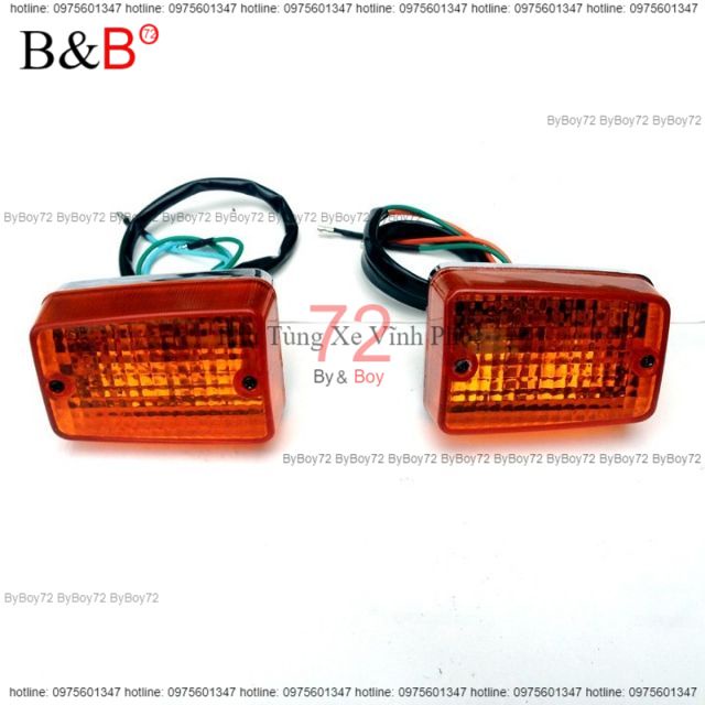 Cặp xi nhan trước xe Cub 82 (đôi cụm xe máy Honda) ( - 10%)