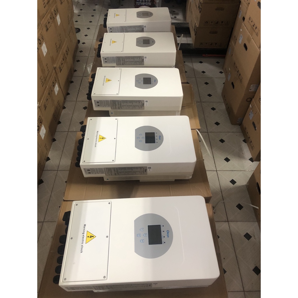 Biến tần hòa lưới lưu trữ - Inverter Hybrid Deye 12kW 3 Pha-SUN-12K-SG03LP3, Nhập trực tiếp hãng