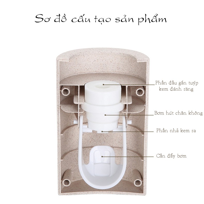 Dụng cụ nhả kem đánh răng ECOCO