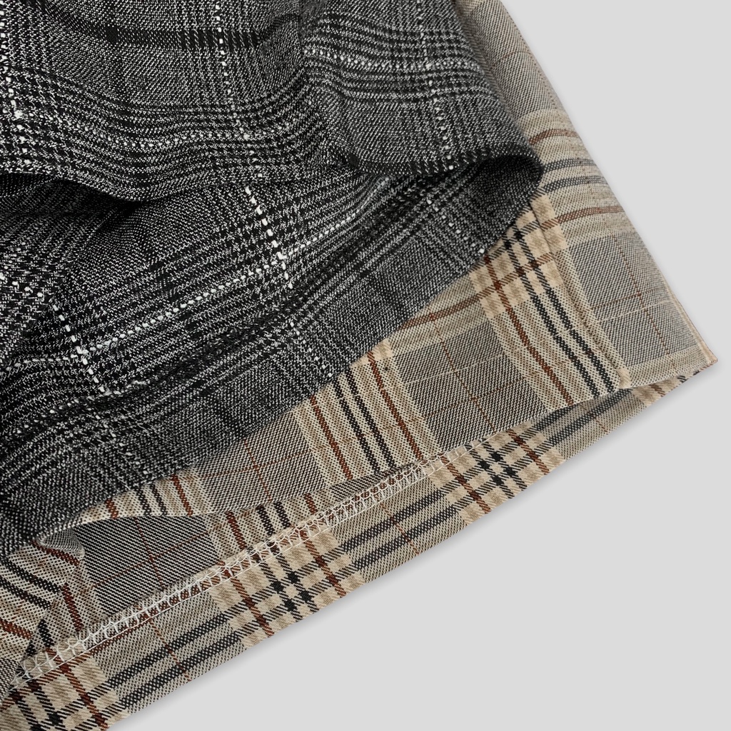 Quần short Caro Jack Lane, Quần cộc họa tiết kẻ caro nam nữ unisex, LOCAL BRAND Jack Lane