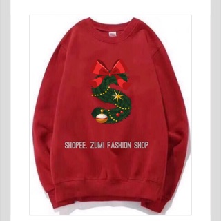 ÁO SWEATER MÙA THU ĐÔNG NOEL CHỮ S NAM NỮ ĐỀU MẶC ĐƯỢC